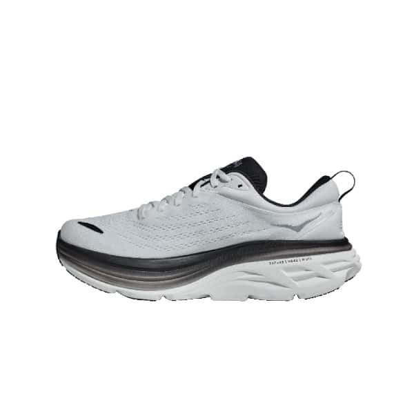 נעלי הוקה - HOKA Bondi 8 White Black – תמונה 4