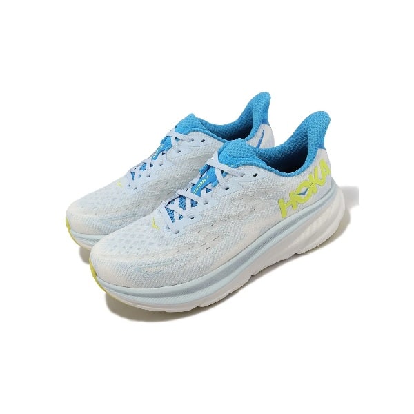 נעלי הוקה - HOKA Clifton 9 White blue – תמונה 4
