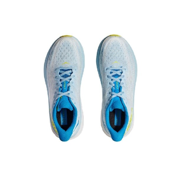 נעלי הוקה - HOKA Clifton 9 White blue – תמונה 3
