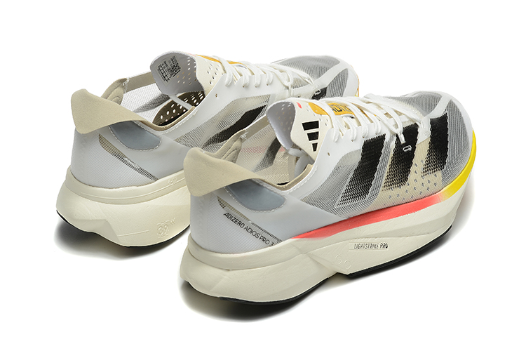 נעלי אדידס-ADIDAS ADIZERO ADIOS PRO 3 White Gray Sand – תמונה 2