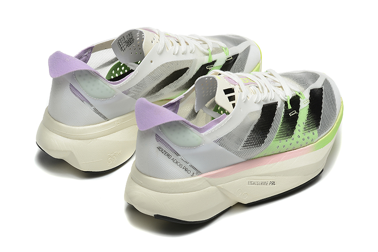 נעלי אדידס-ADIDAS ADIZERO ADIOS PRO 3 White Green Gray – תמונה 2