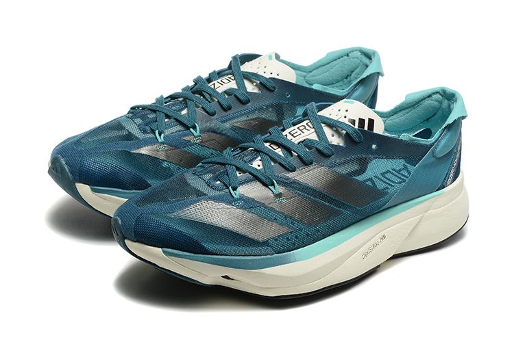 נעלי אדידס-ADIDAS ADIZERO ADIOS PRO 3 Blue Gray – תמונה 5