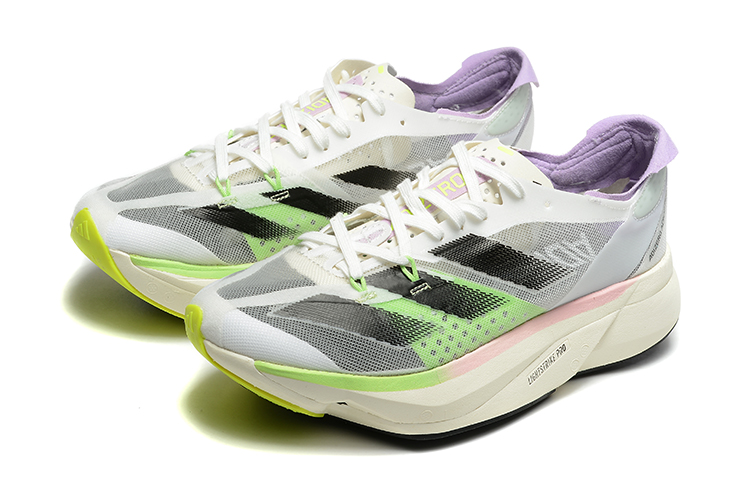 נעלי אדידס-ADIDAS ADIZERO ADIOS PRO 3 White Green Gray – תמונה 5