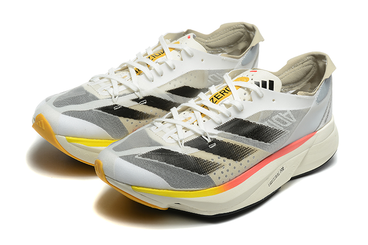 נעלי אדידס-ADIDAS ADIZERO ADIOS PRO 3 White Gray Sand – תמונה 5