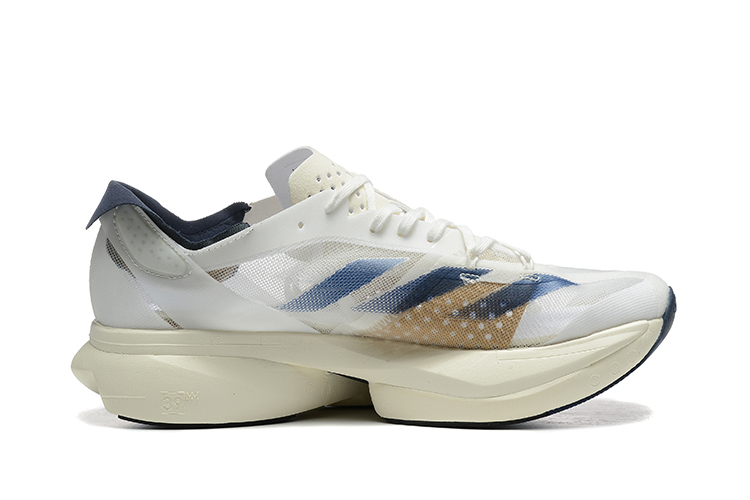 נעלי אדידס-ADIDAS ADIZERO ADIOS PRO 3 White Blue Sand – תמונה 4