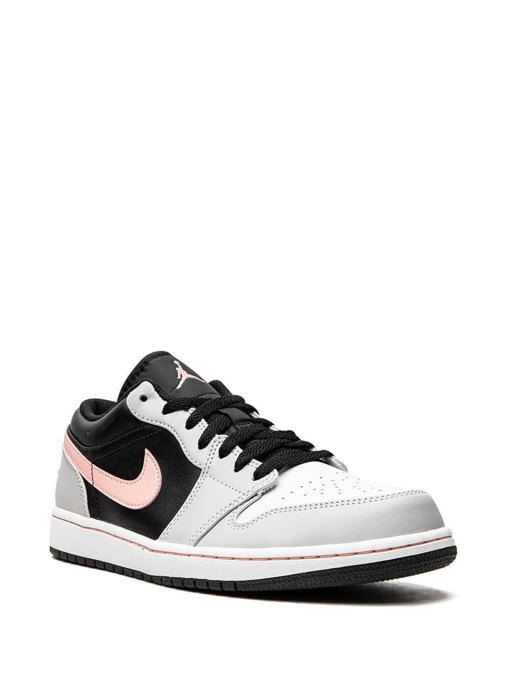 נייק ג'ורדן -NIKE AIR JORDAN 1 LOW - Black/grey – תמונה 2