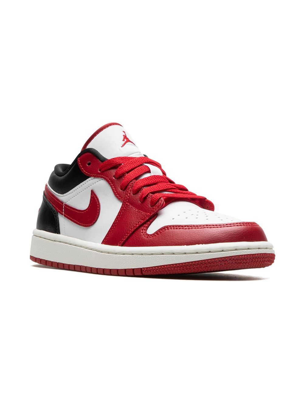 נייק ג'ורדן -NIKE AIR JORDAN 1 LOW - Reverse Black Toe – תמונה 2