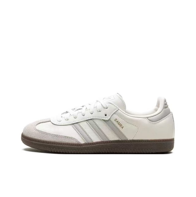 נעלי אדידס סמבה-Samba ADV Sneakers Off White – תמונה 2