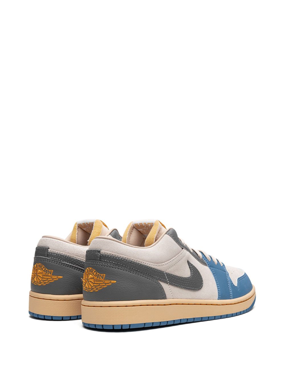 נייק ג'ורדן -NIKE AIR JORDAN 1 LOW - Blue/Grey – תמונה 3