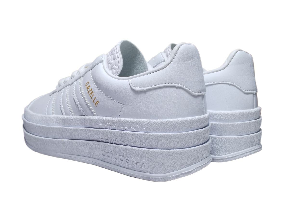 אדידס גאזל- ADIDAS GAZELLE BOLD SHOES White – תמונה 2