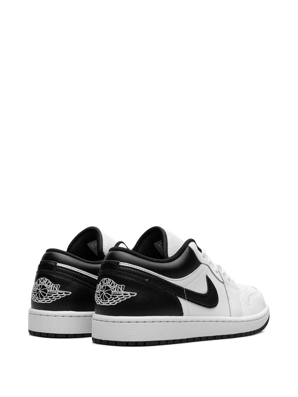 נייק ג'ורדן -NIKE AIR JORDAN 1 LOW - White/Black – תמונה 3