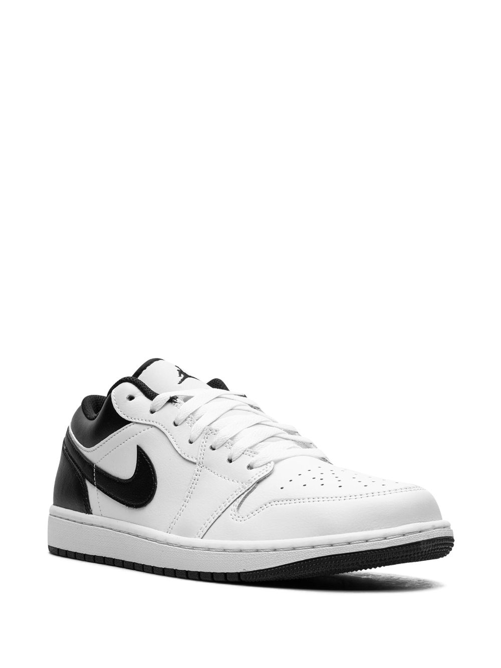 נייק ג'ורדן -NIKE AIR JORDAN 1 LOW - White/Black – תמונה 2