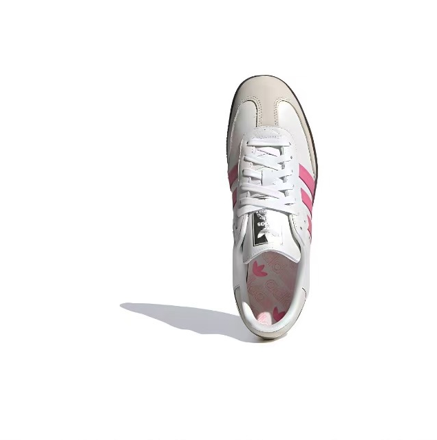 נעלי אדידס סמבה-Samba ADV Sneakers White Pink – תמונה 3