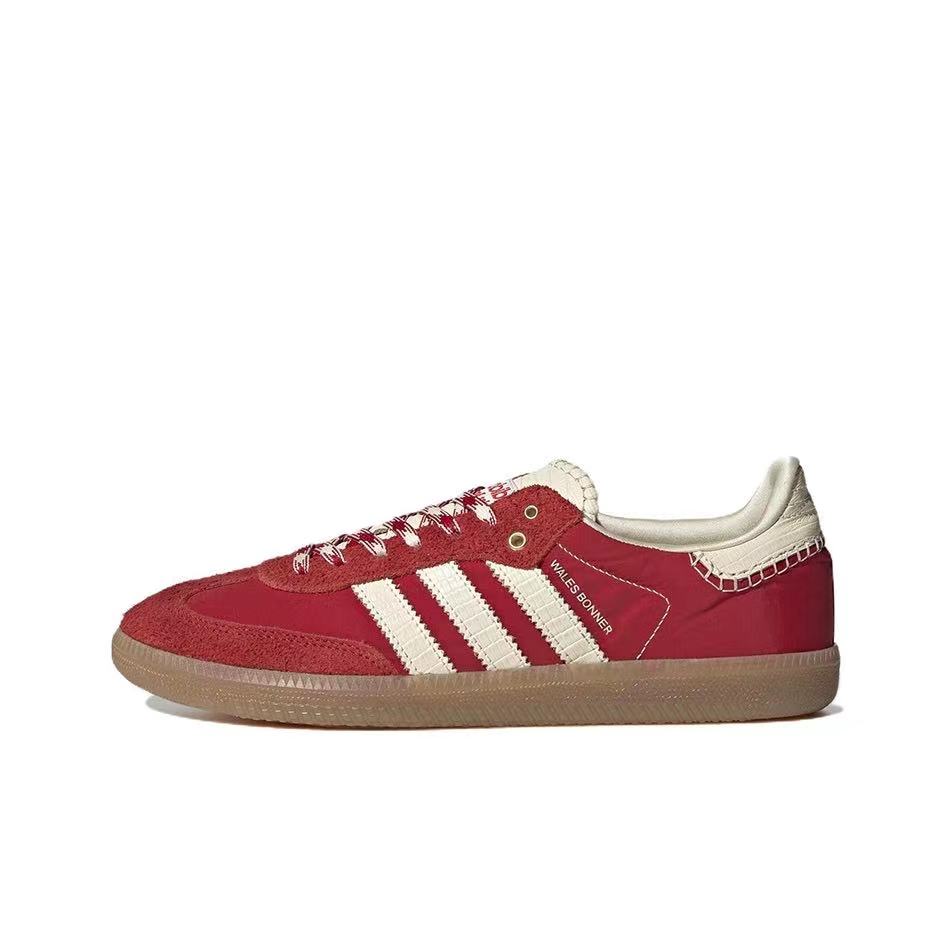 נעלי אדידס סמבה-Samba ADV Sneakers Red White – תמונה 2