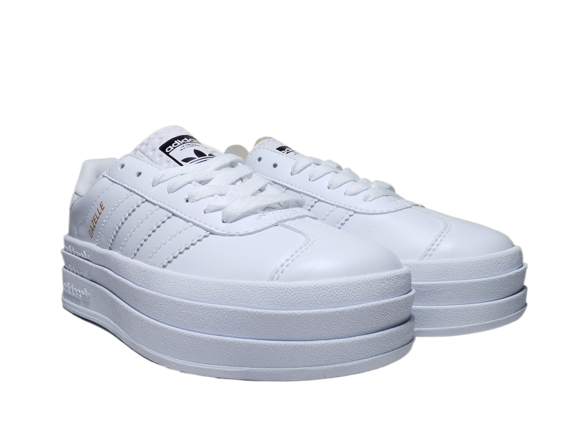 אדידס גאזל- ADIDAS GAZELLE BOLD SHOES White – תמונה 5