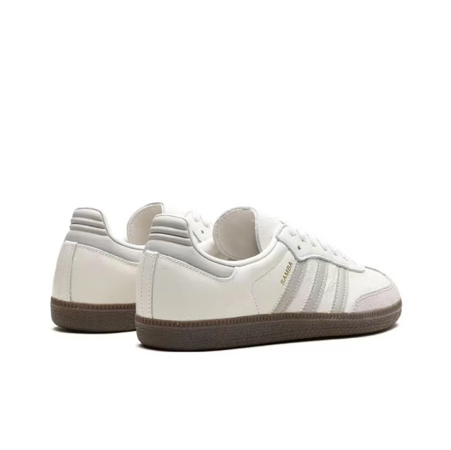נעלי אדידס סמבה-Samba ADV Sneakers Off White – תמונה 4