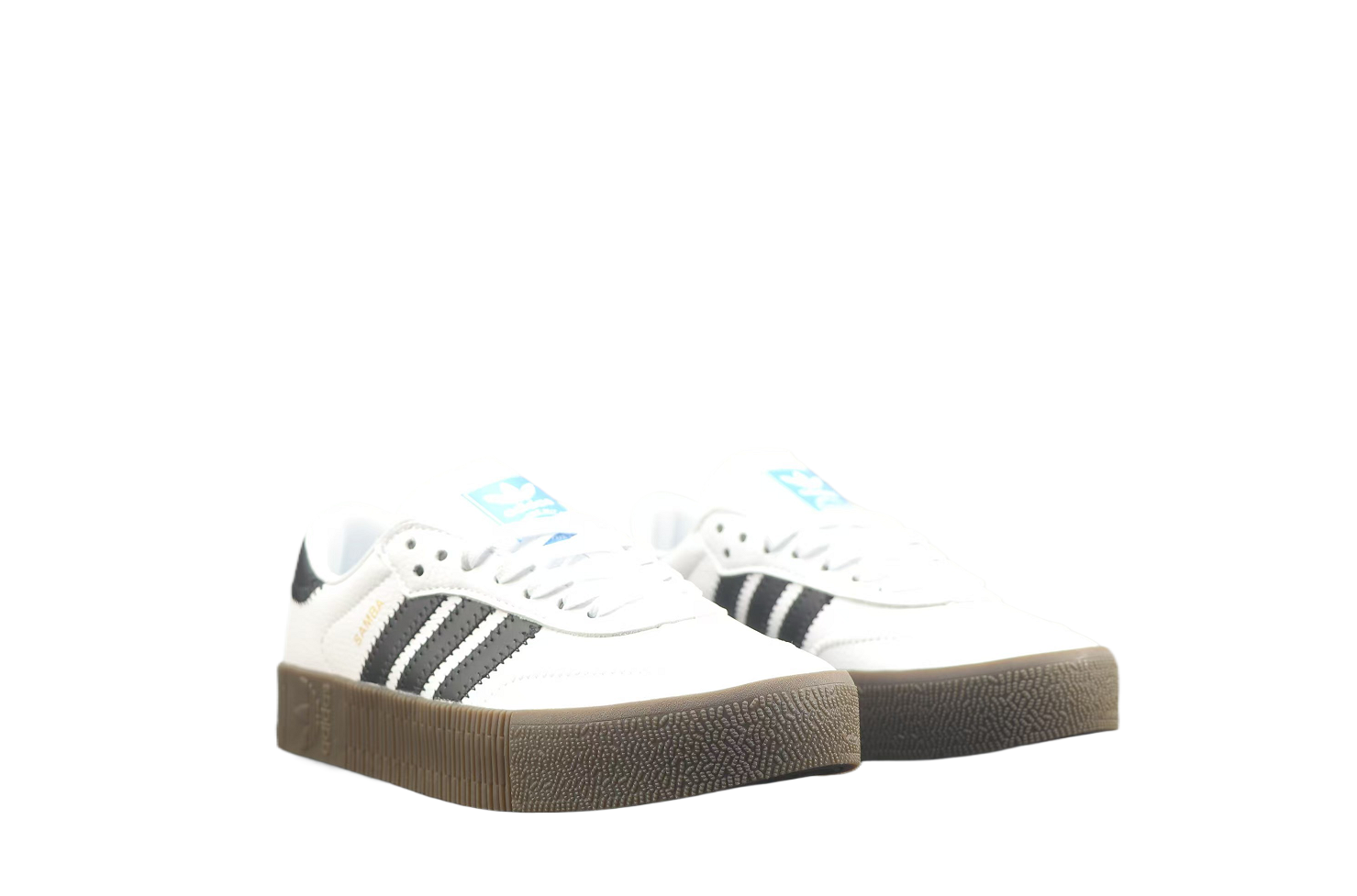 נעלי אדידס- Adidas Sambarose sneakers white black – תמונה 9