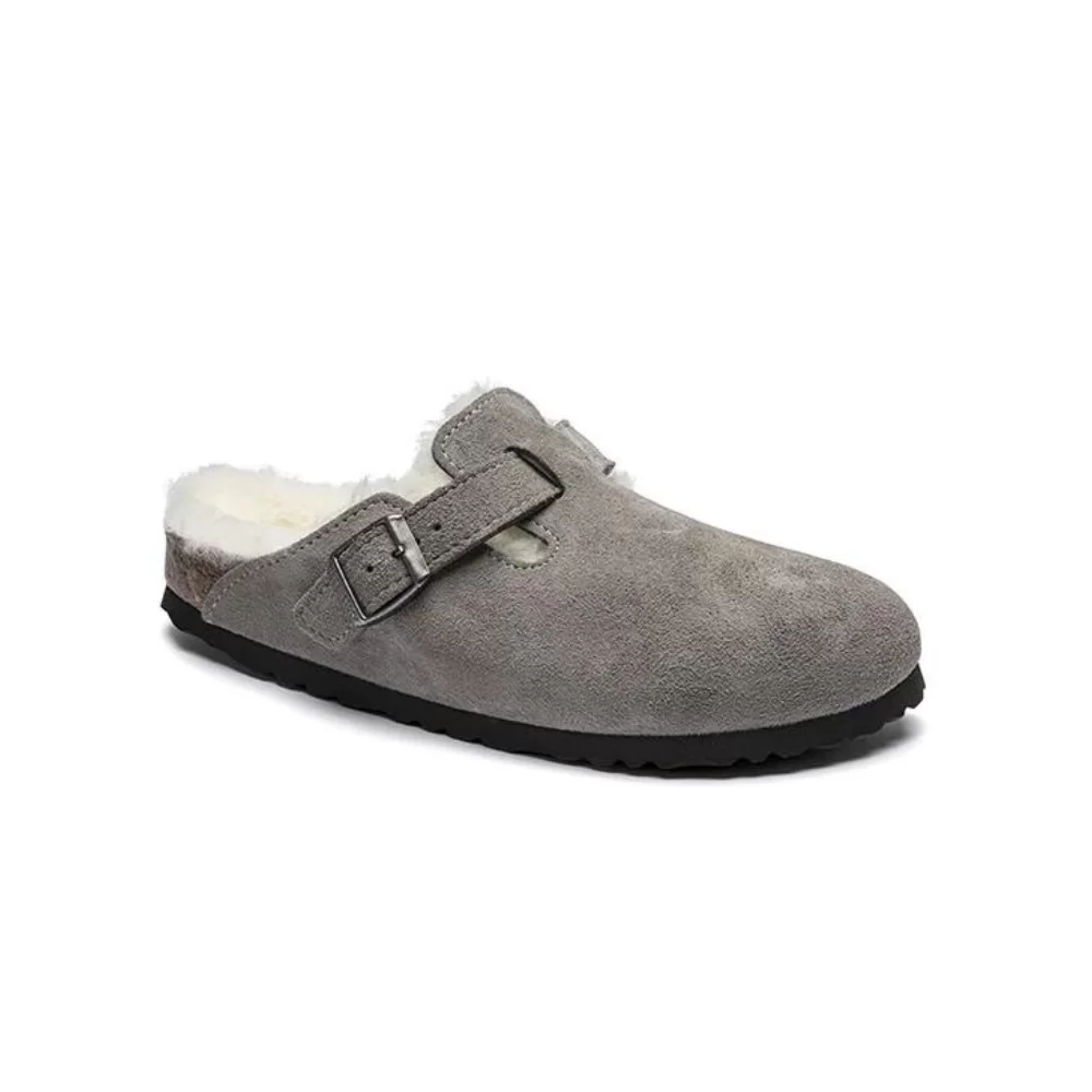 כפכפי בירקנשטוק | Birkenstock Boston Grey – תמונה 2