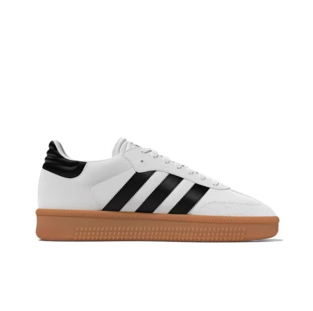 נעלי אדידס- Adidas Sambarose Sneakers White Black – תמונה 2