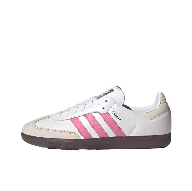 נעלי אדידס סמבה-Samba ADV Sneakers White Pink – תמונה 2