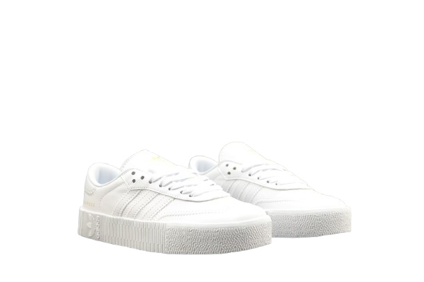נעלי אדידס- Adidas Sambarose Sneakers White – תמונה 3