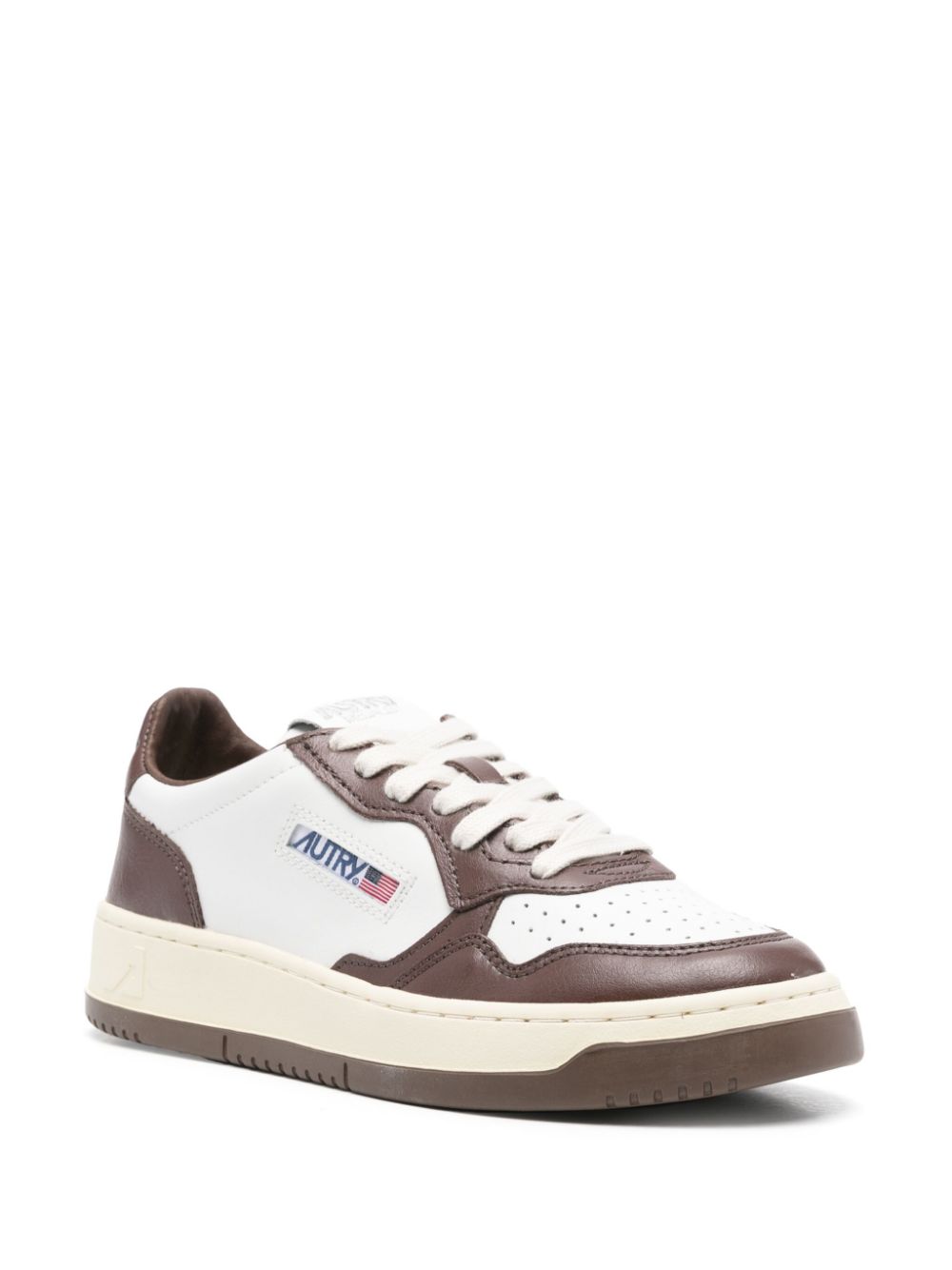 סניקרס - AUTRY Medalist Sneakers Brown/white – תמונה 2