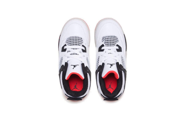 Air Jordan 1 Low White Black ילדים – נייק ג'ורדן – תמונה 2