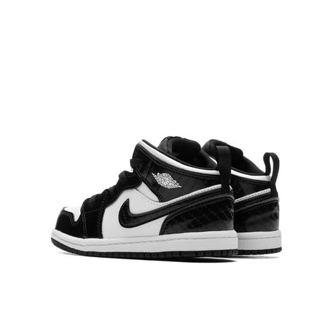 Air Jordan 1 Low White Black ילדים – נייק ג'ורדן – תמונה 3