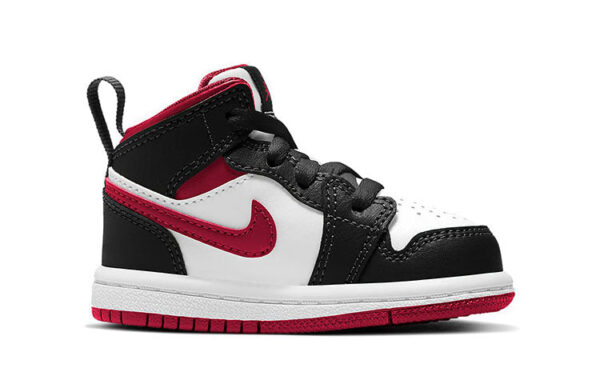 Air Jordan 1 Low Red White Black ילדים – נייק ג'ורדן – תמונה 2