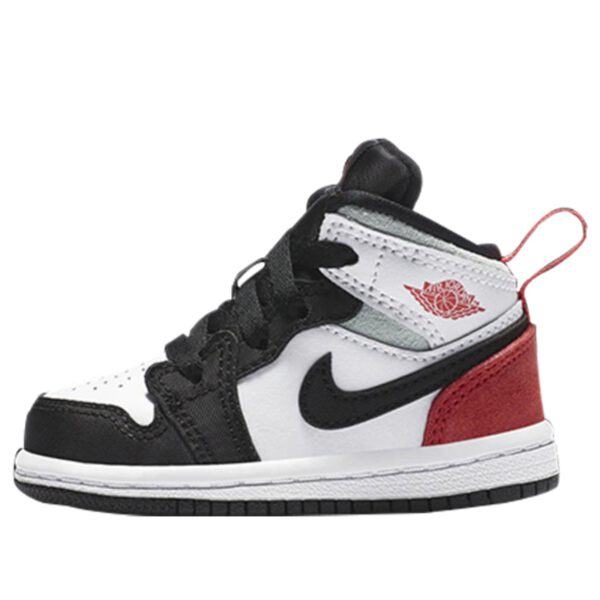 Air Jordan 1 Low Black Red White ילדים – נייק ג'ורדן