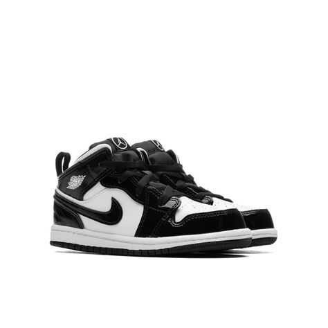Air Jordan 1 Low White Black ילדים – נייק ג'ורדן – תמונה 2