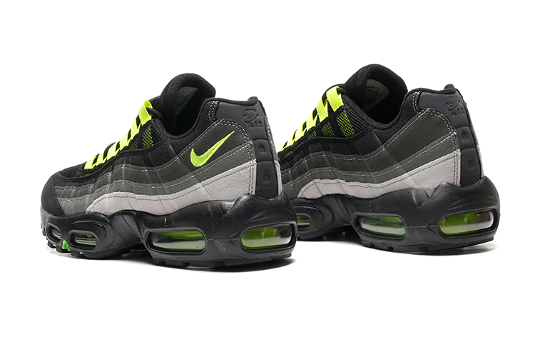 נעלי נייק NIKE AIR MAX 95 BLACK GRAY LEMON TURKIZ – תמונה 3