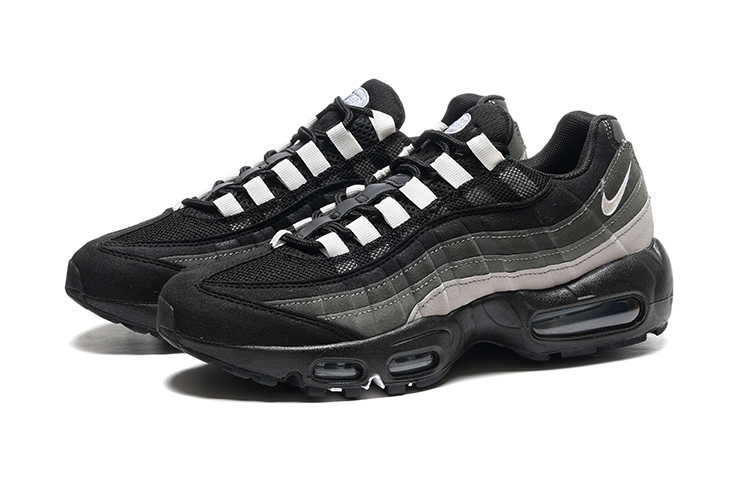 נעלי נייק NIKE AIR MAX 95 BLACK GRAY WHITE TURKIZ – תמונה 3