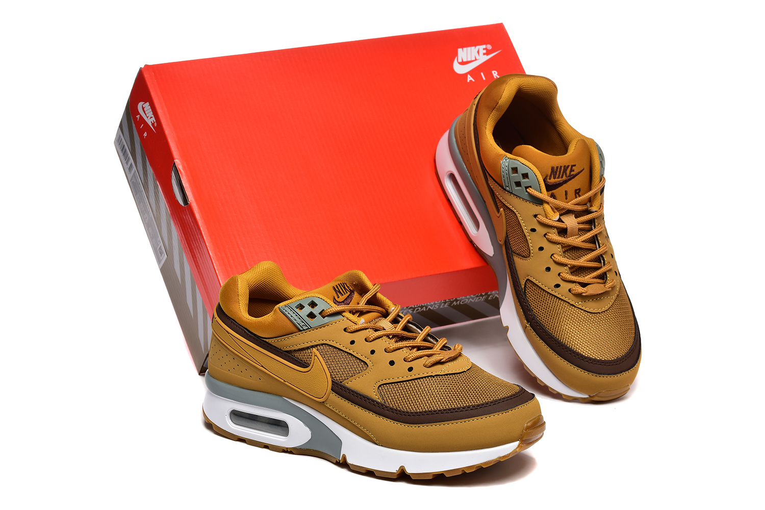 נעלי נייק Nike Air Max BW Perian Brown White – תמונה 5