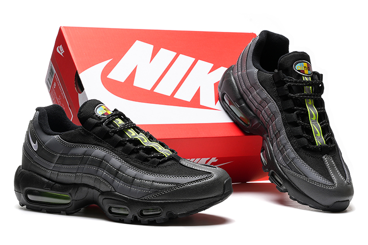נעלי נייק NIKE AIR MAX 95 GRAY BLACK TURKIZ – תמונה 2