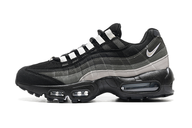 נעלי נייק NIKE AIR MAX 95 BLACK GRAY WHITE TURKIZ – תמונה 2