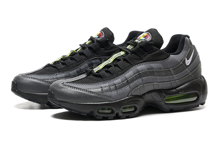 נעלי נייק NIKE AIR MAX 95 GRAY BLACK TURKIZ – תמונה 4