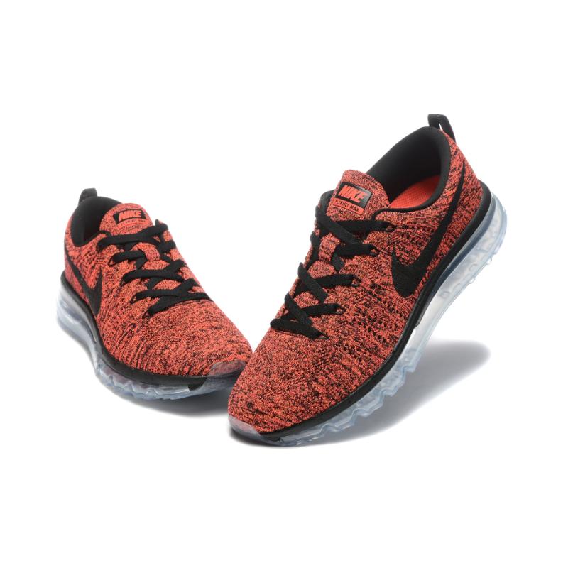 נעלי נייק-Nike air max Flyknit 2014 Red Black – תמונה 6