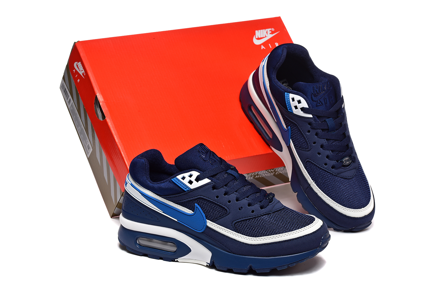 נעלי נייק Nike Air Max BW Perian Blue White – תמונה 5