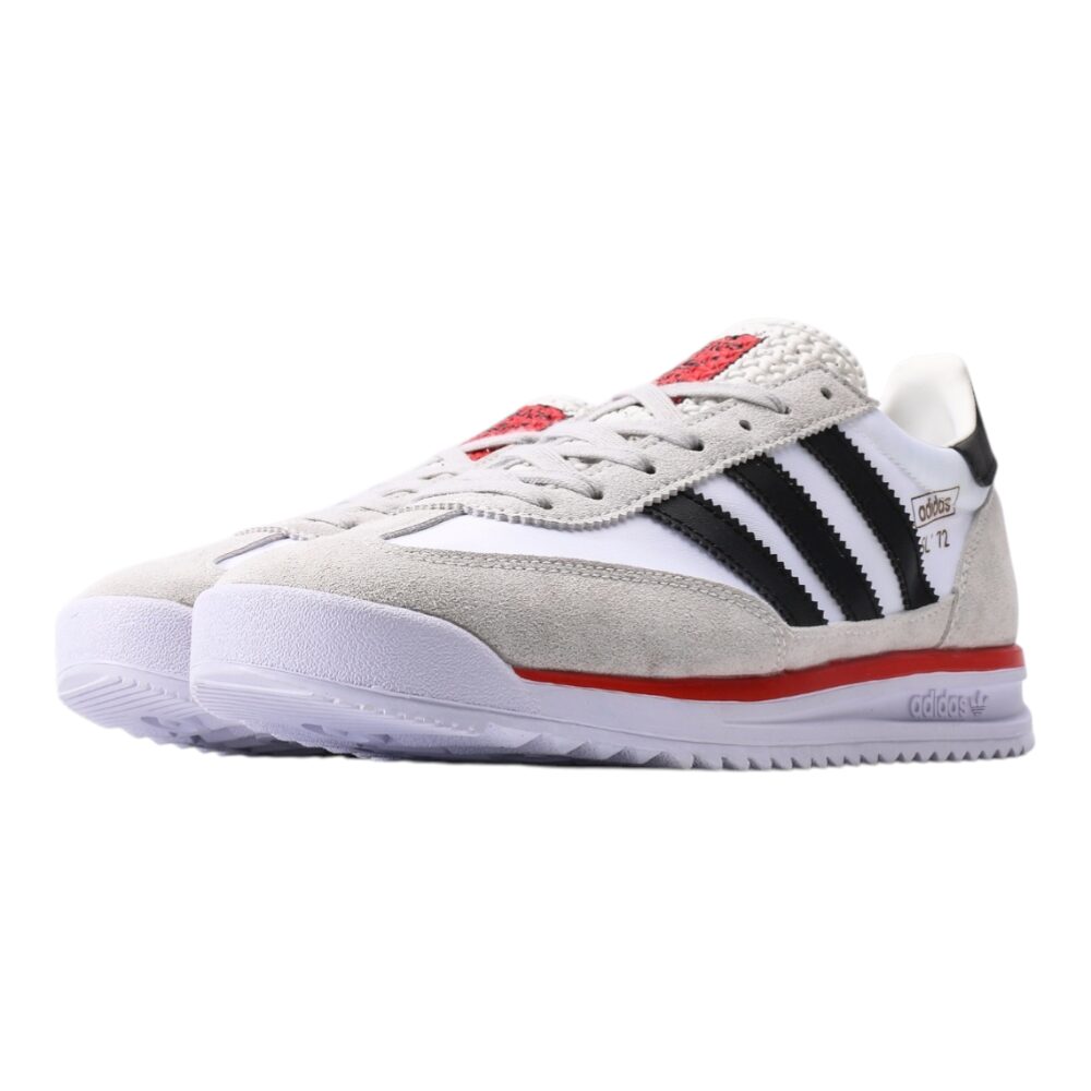 נעלי אדידס-Adidas SL 72 White Black soft – תמונה 3
